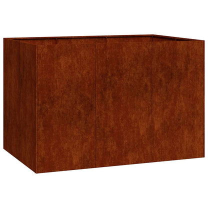 Fioriera Arrugginita in Acciaio Corten