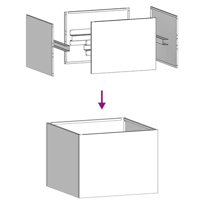 Fioriera Nera 40x40x30 cm in Acciaio - homemem39