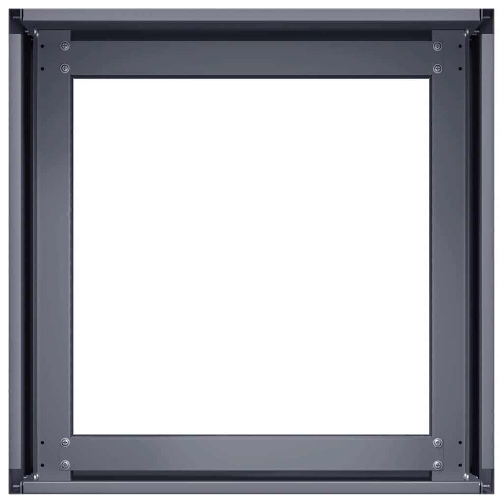 Fioriera Antracite 40x40x30 cm in Acciaio | homemem39