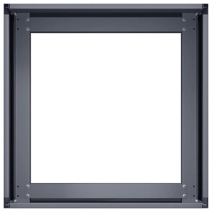 Fioriera Antracite 40x40x30 cm in Acciaio | homemem39