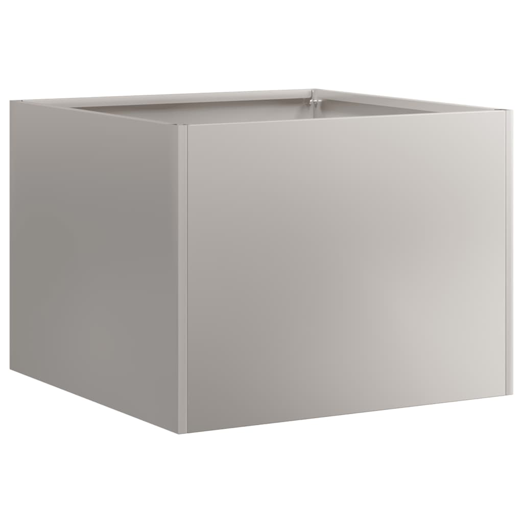 Fioriera Arrugginita 40x40x30 cm in Acciaio Corten