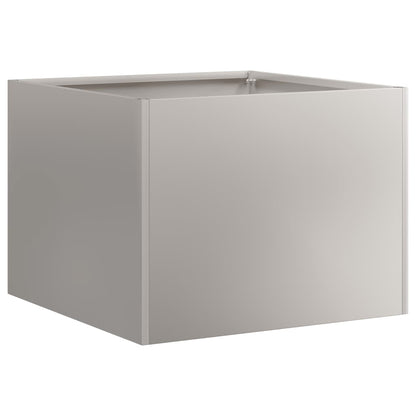 Fioriera Arrugginita 40x40x30 cm in Acciaio Corten