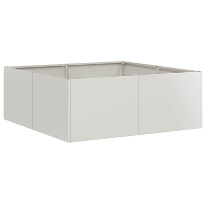 Fioriera 80x80x30 cm in Acciaio Inox