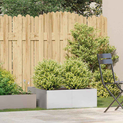 Fioriera 80x80x30 cm in Acciaio Inox
