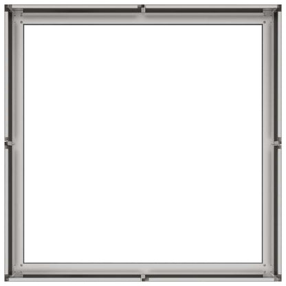 Fioriera 80x80x30 cm in Acciaio Inox