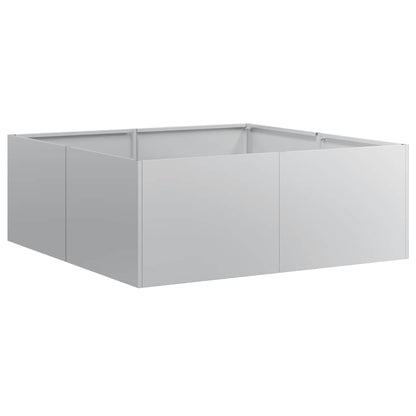 Fioriera 80x80x30 cm in Acciaio Zincato
