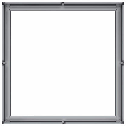 Fioriera 80x80x30 cm in Acciaio Zincato