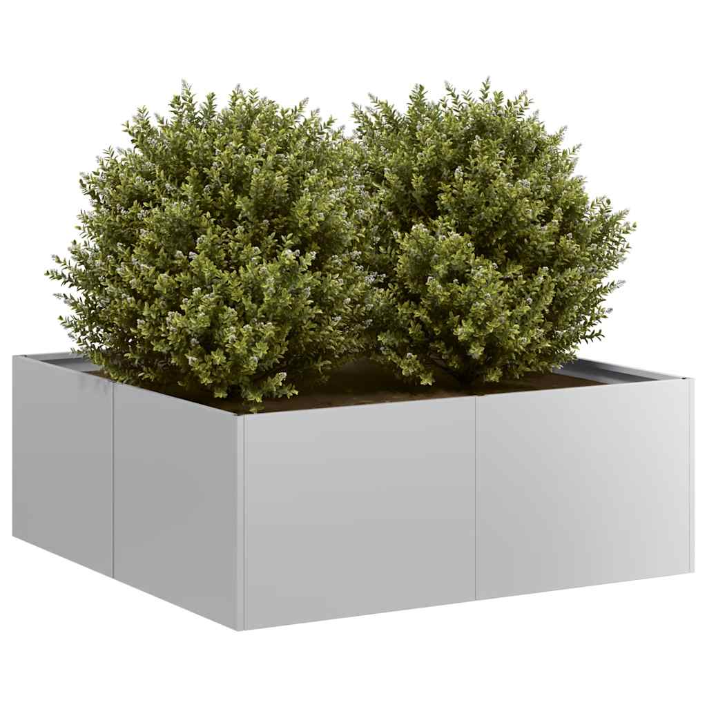 Fioriera 80x80x30 cm in Acciaio Zincato | homemem39