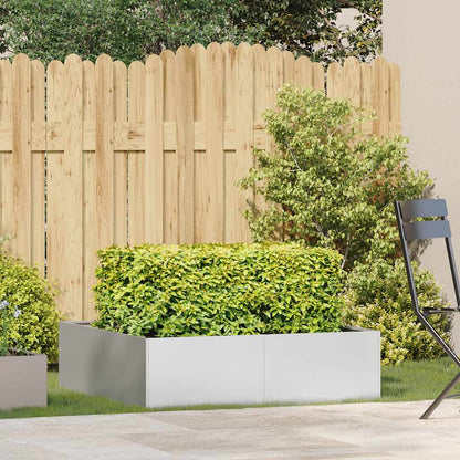 Fioriera 100x100x30 cm in Acciaio Inox