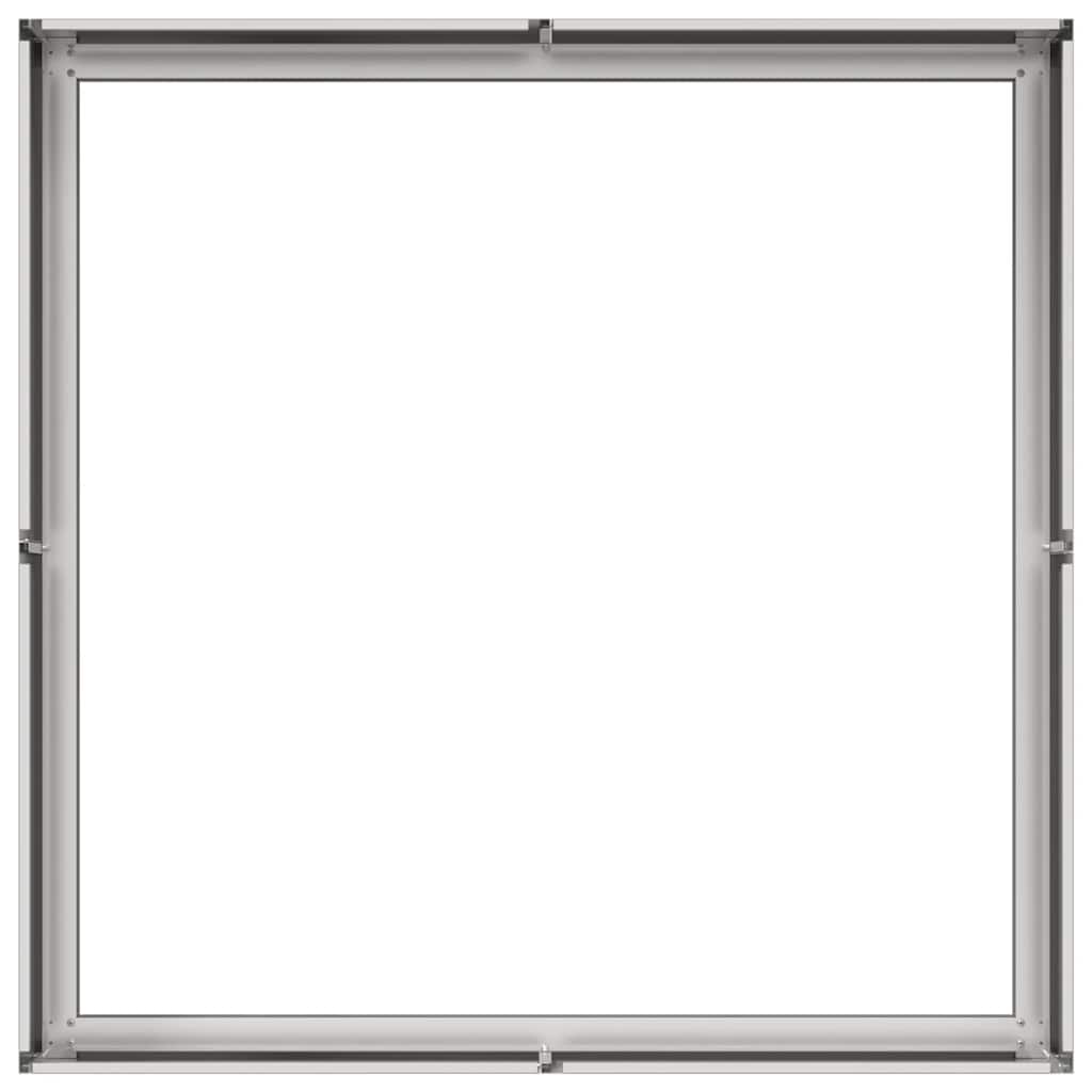 Fioriera 100x100x30 cm in Acciaio Inox | homemem39
