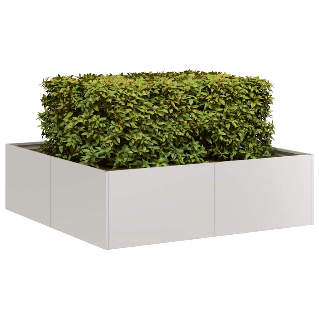 Fioriera 100x100x30 cm in Acciaio Inox