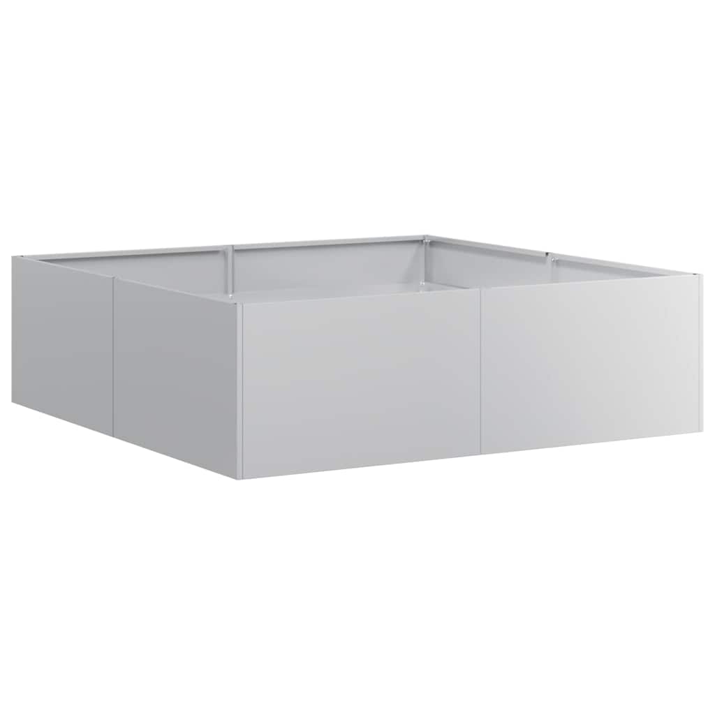 Fioriera 100x100x30 cm in Acciaio Zincato | homemem39