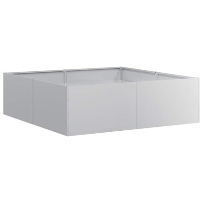 Fioriera 100x100x30 cm in Acciaio Zincato | homemem39