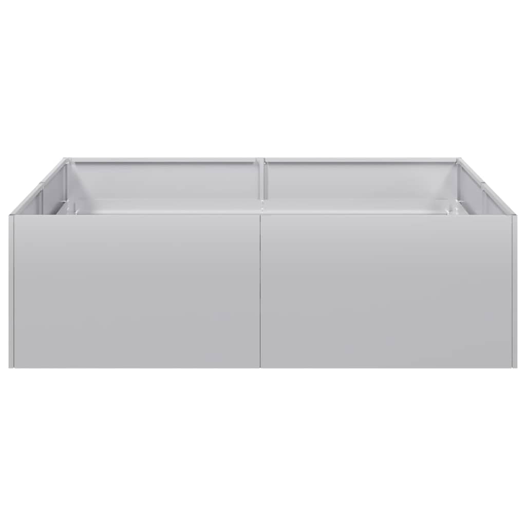 Fioriera 100x100x30 cm in Acciaio Zincato