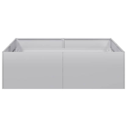 Fioriera 100x100x30 cm in Acciaio Zincato