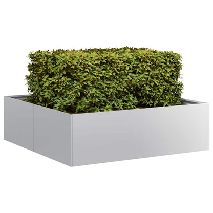 Fioriera 100x100x30 cm in Acciaio Zincato | homemem39