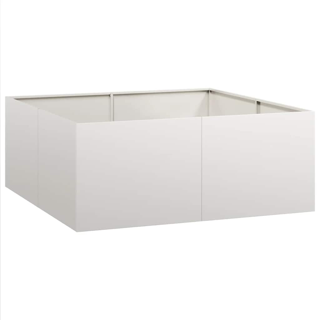 Fioriera 100x100x40 cm in Acciaio Inox