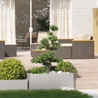 Fioriera 100x100x40 cm in Acciaio Inox