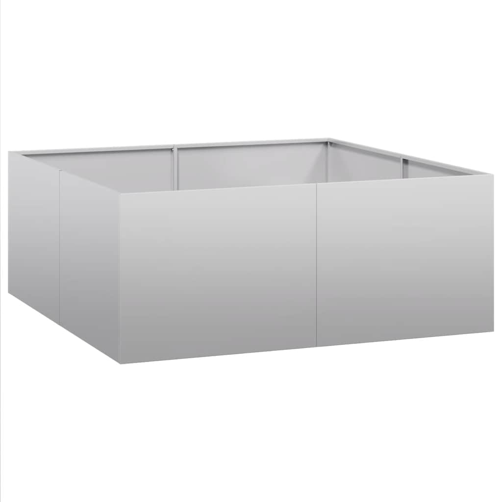 Fioriera 100x100x40 cm in Acciaio Zincato