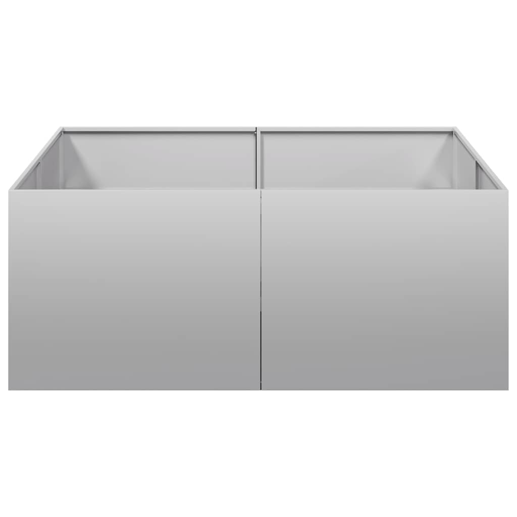Fioriera 100x100x40 cm in Acciaio Zincato