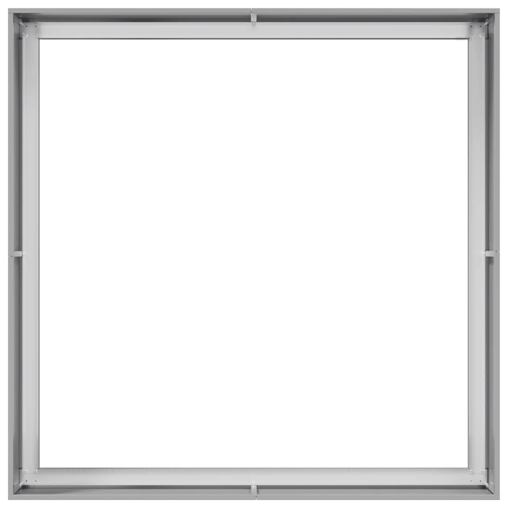 Fioriera 100x100x40 cm in Acciaio Zincato