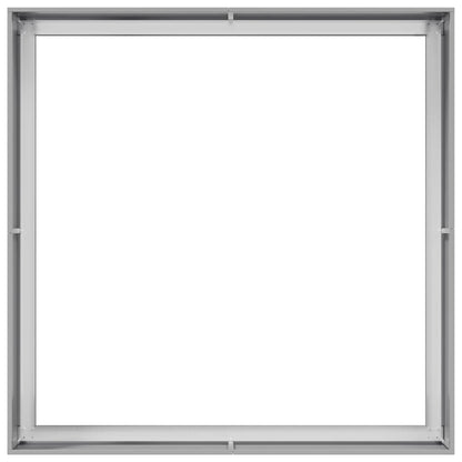 Fioriera 100x100x40 cm in Acciaio Zincato