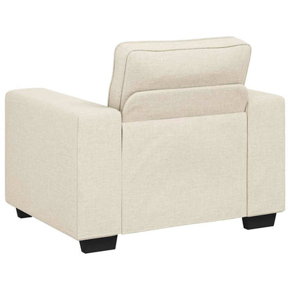 Divano 3 pcs Beige 221 x 80 x 82 cm Tessuto misto lino | homemem39