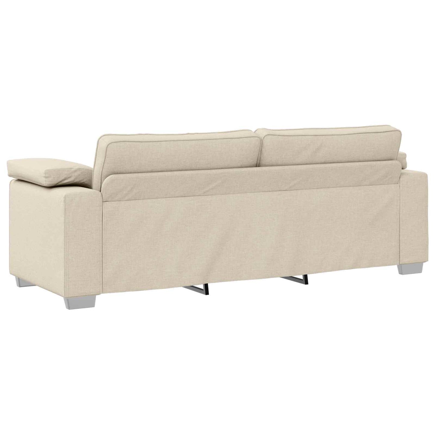 Divano 3 pcs Beige 219 x 80 x 82 cm Tessuto misto lino | homemem39