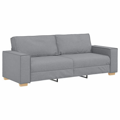 Set di divani con cuscino 3 pcs Grigio 220 x 78 x 84 cm Tessuto - homemem39