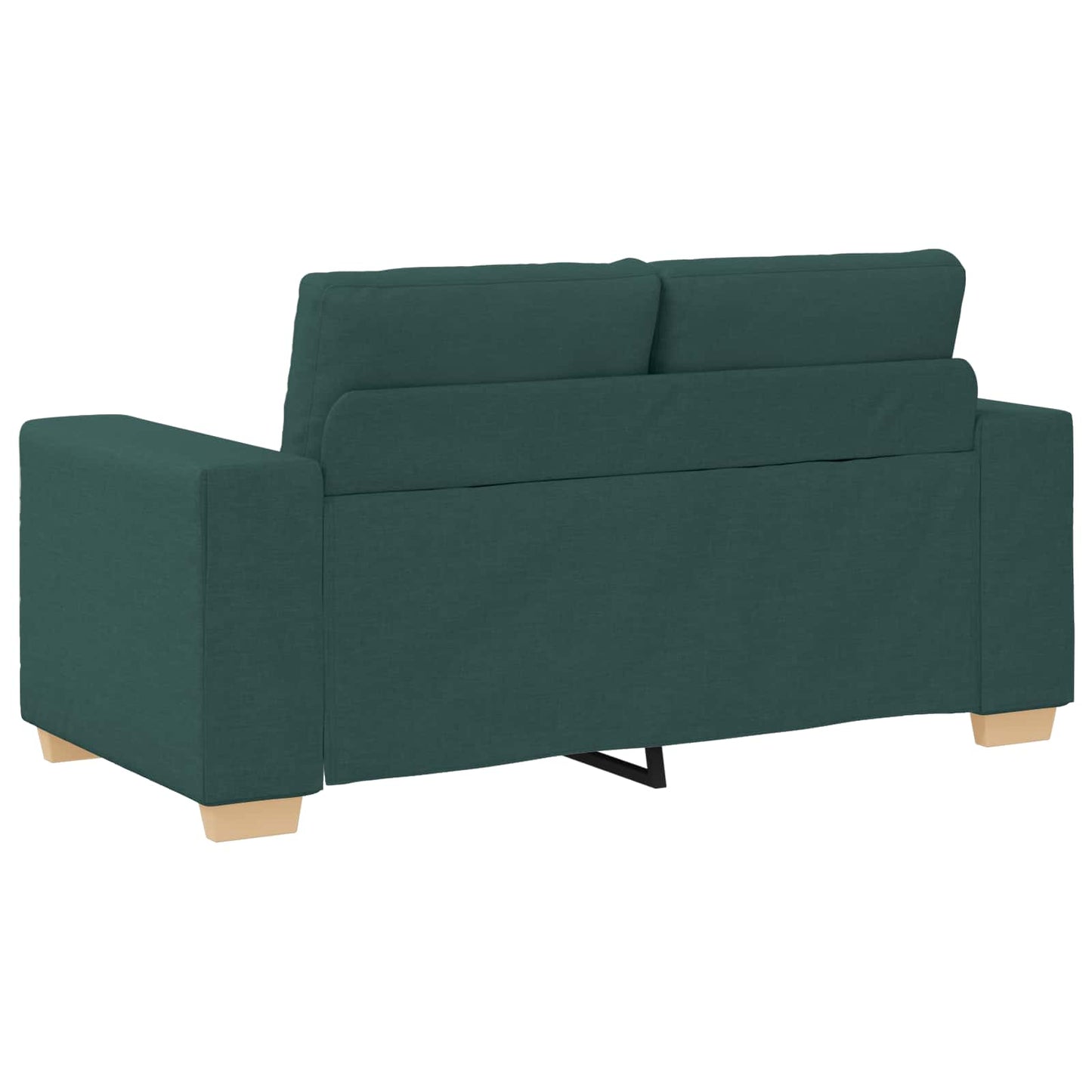 Divano 3 pcs Verde Scuro 221 x 80 x 80 cm Tessuto misto lino | homemem39