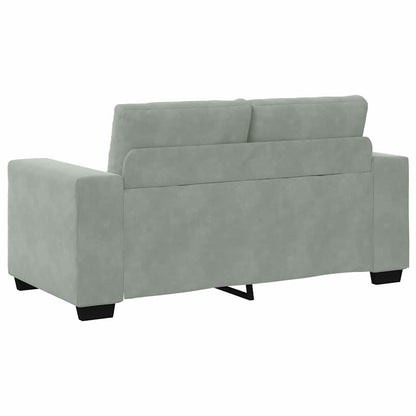 Set di divani con cuscino 3 pcs Grigio 221 x 78 x 80 cm Velluto - homemem39