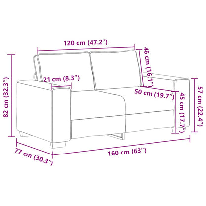 Set di Divani 3 pz con Cuscini Nero in Tessuto