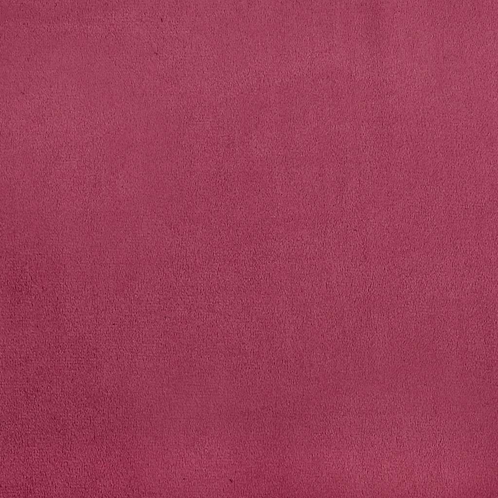Set di Divani 3 pz con Cuscini Rosso Vino in Velluto | homemem39