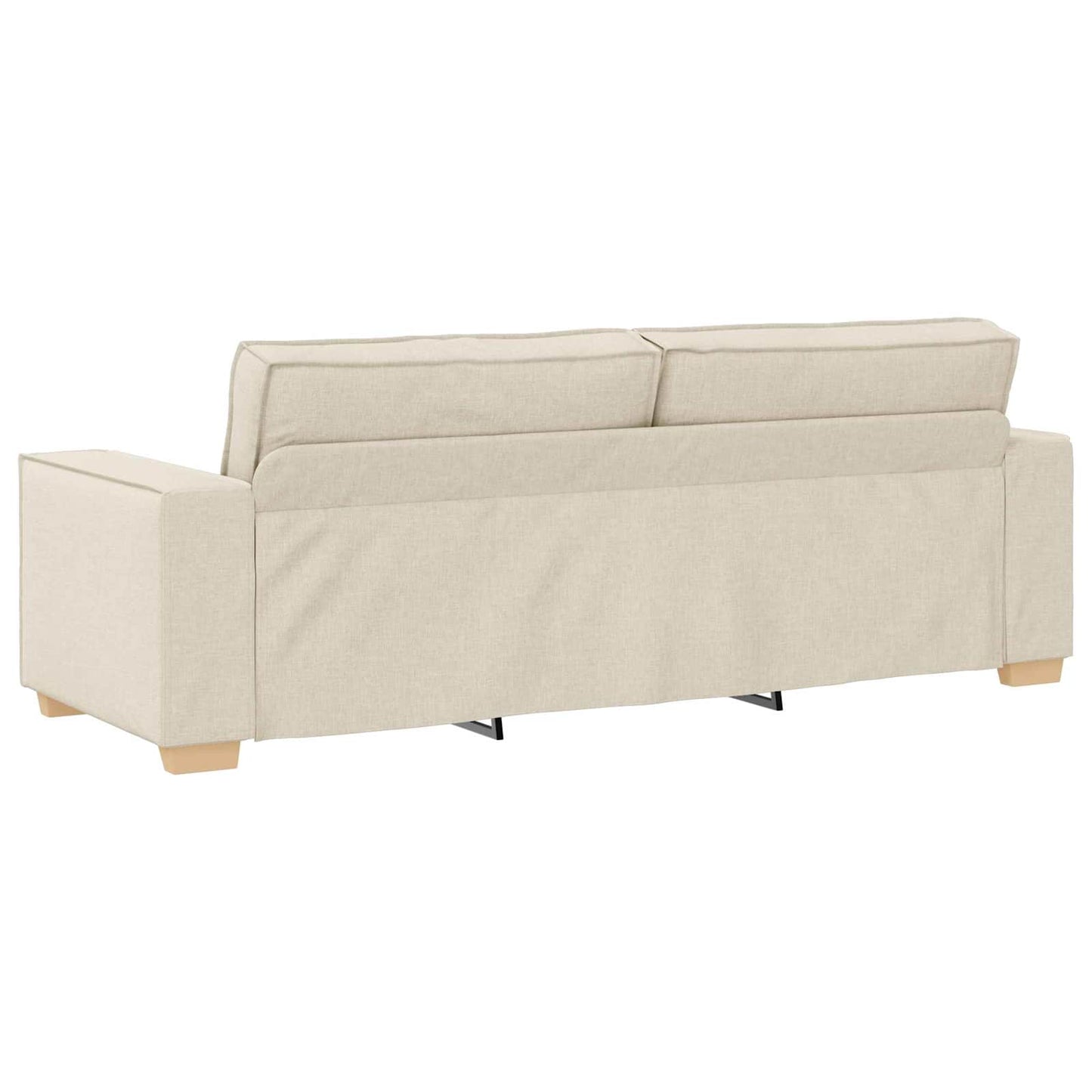 Divano 2 pcs Beige 220 x 80 x 84 cm Tessuto misto lino | homemem39