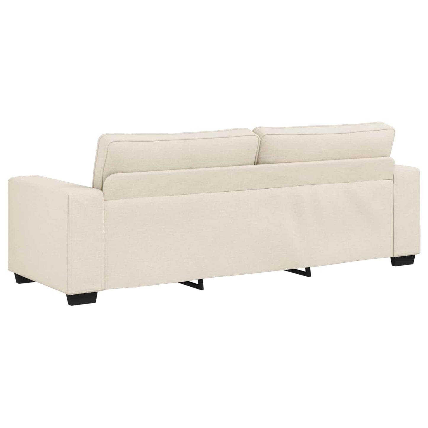 Divano 2 pcs Beige 221 x 80 x 82 cm Tessuto misto lino