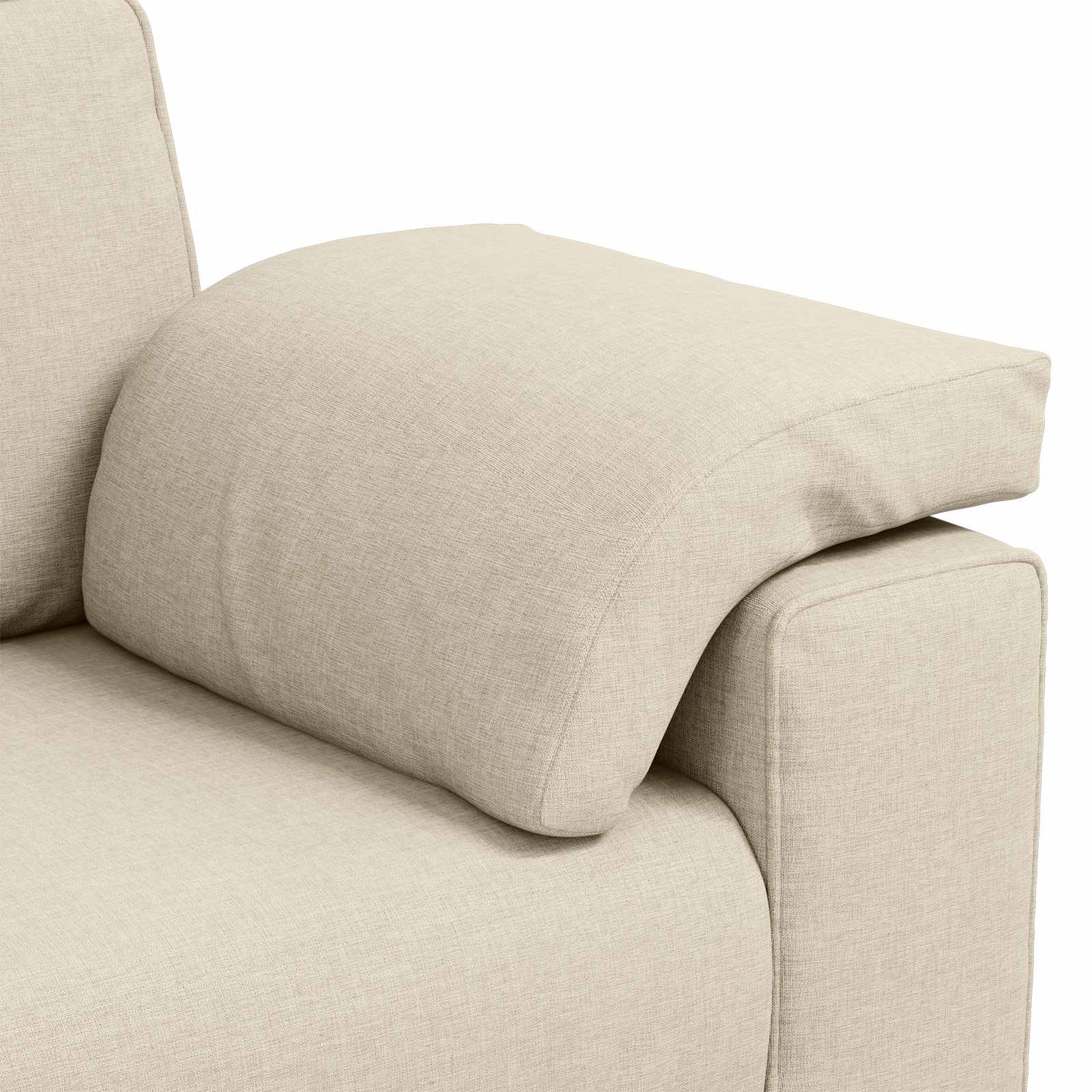 Divano 2 pcs Beige 219 x 80 x 82 cm Tessuto misto lino | homemem39