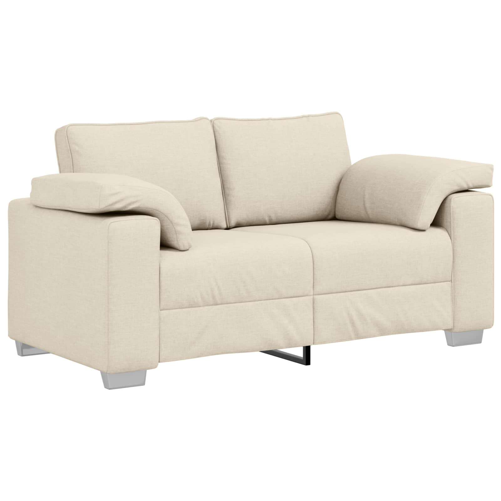 Divano 2 pcs Beige 219 x 80 x 82 cm Tessuto misto lino | homemem39