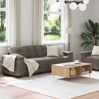Divano 2 pcs Grigio scuro 221 x 80 x 80 cm Tessuto | homemem39