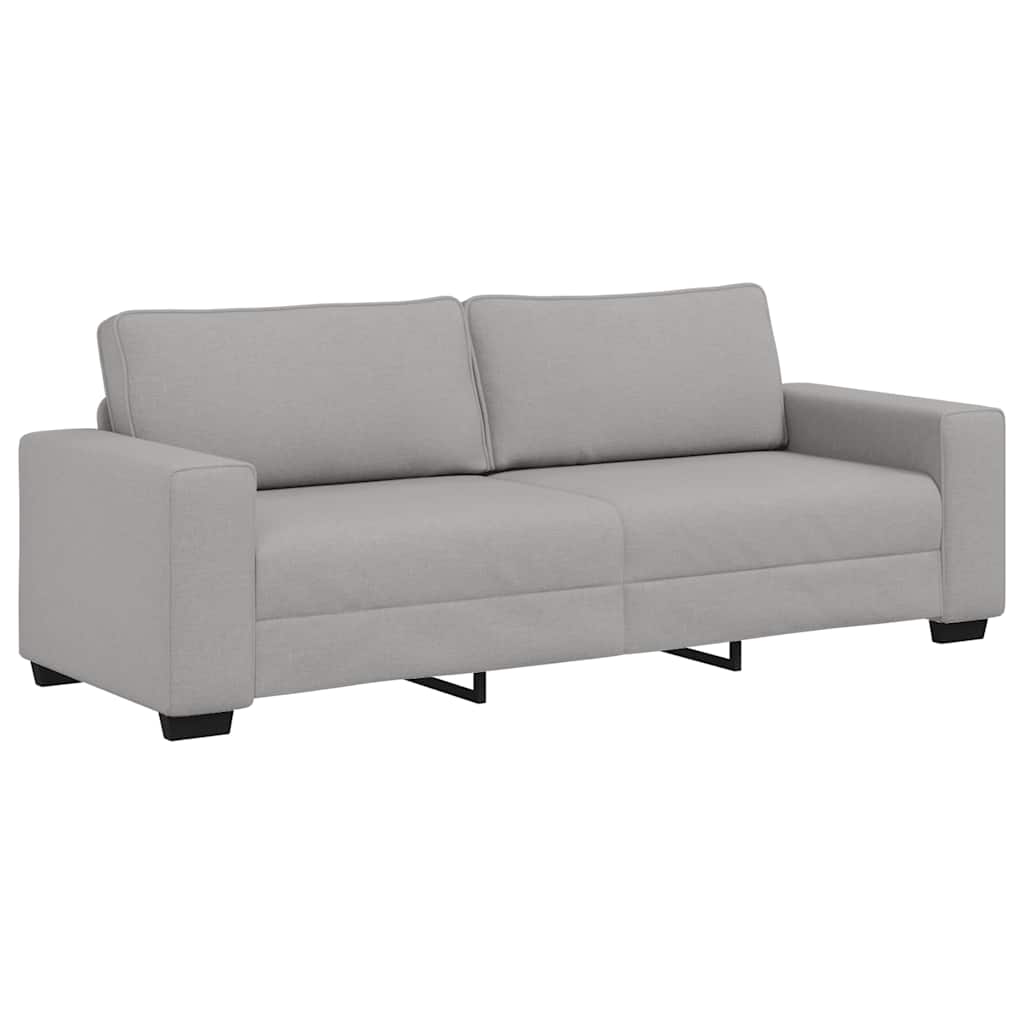 Set di Divani 2 pz con Cuscini Grigio Nuvola in Tessuto | homemem39