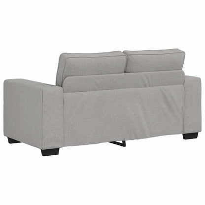 Set di Divani 2 pz con Cuscini Grigio Nuvola in Tessuto | homemem39