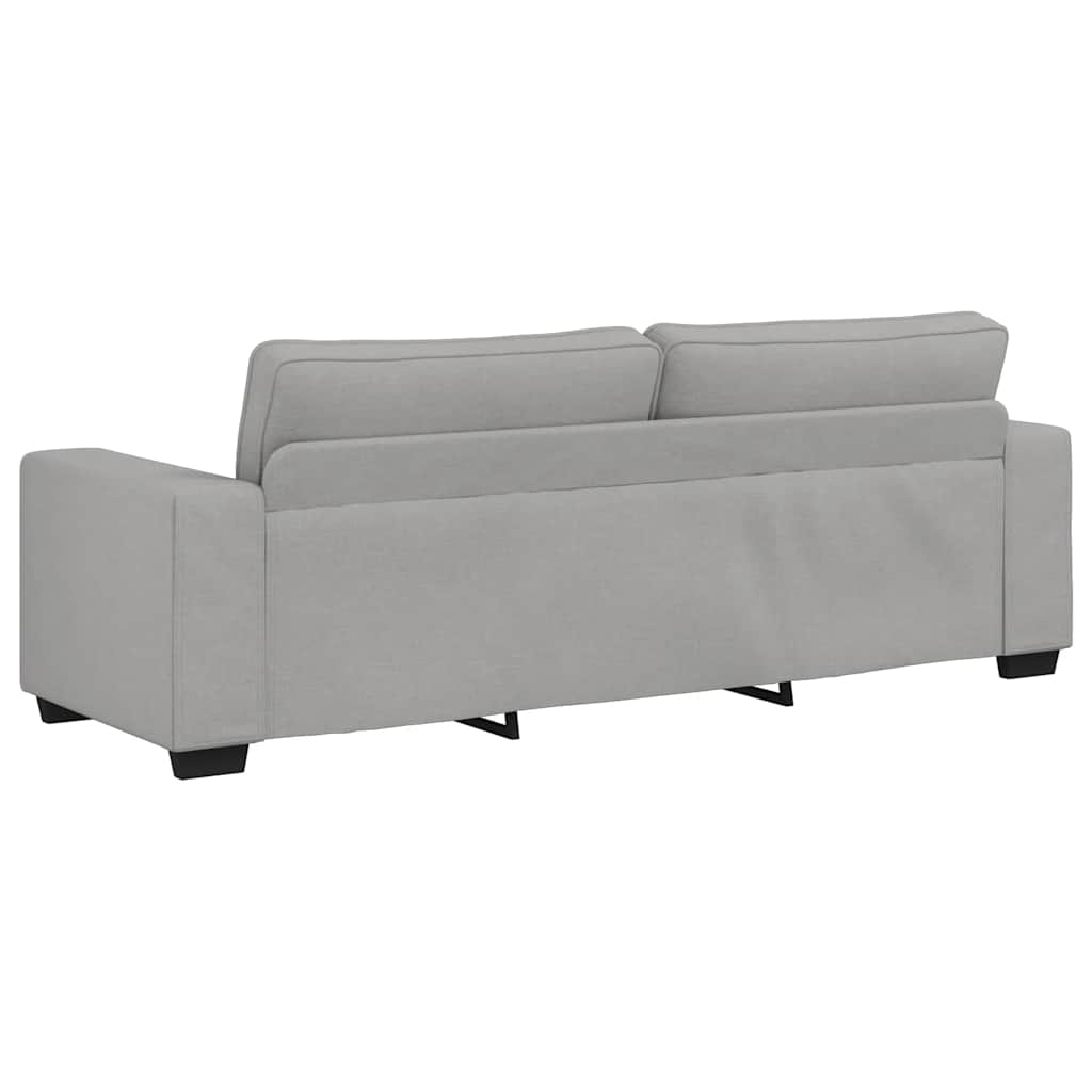Set di Divani 2 pz con Cuscini Grigio Nuvola in Tessuto | homemem39