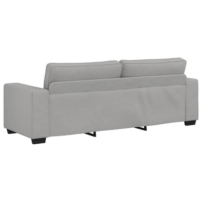 Set di Divani 2 pz con Cuscini Grigio Nuvola in Tessuto | homemem39