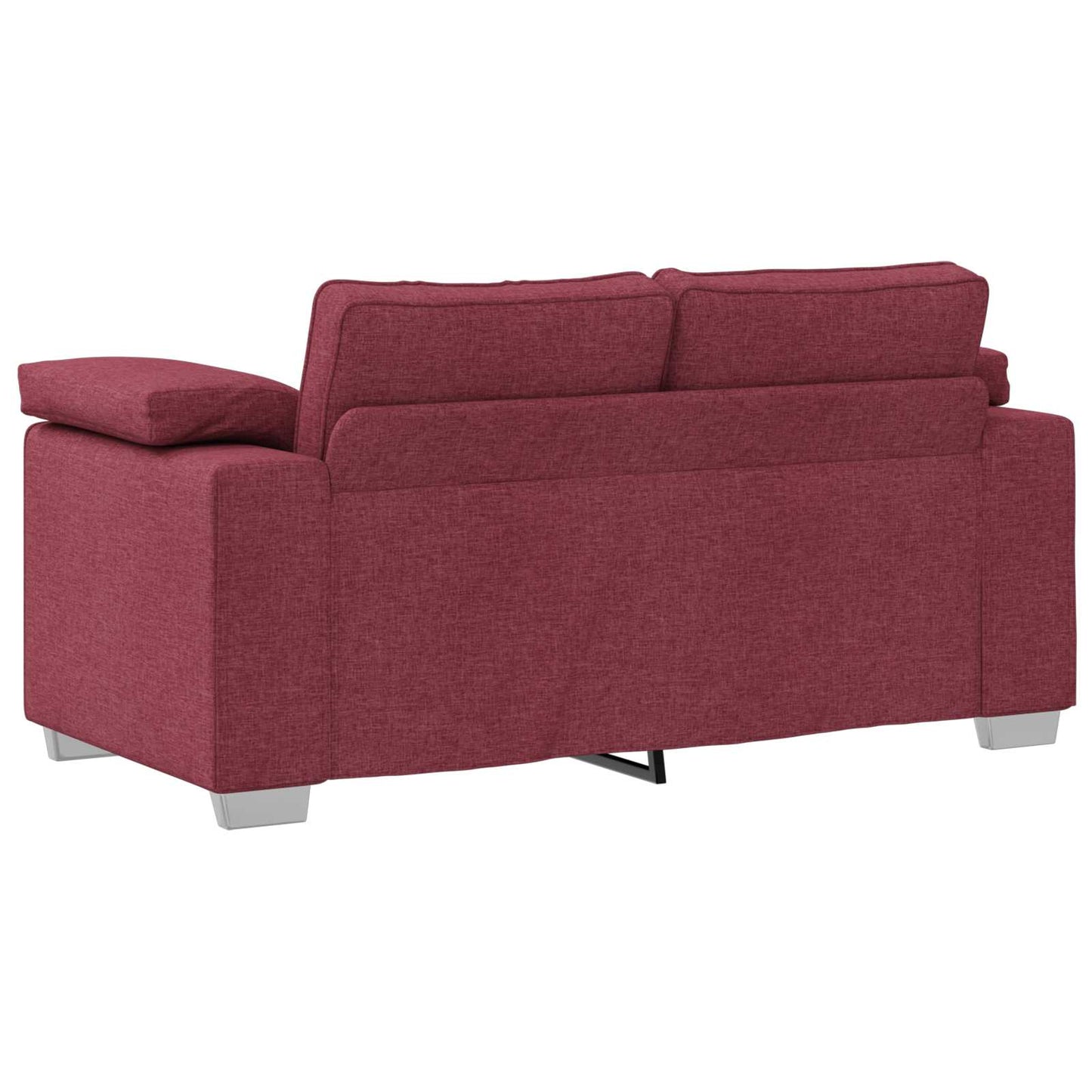 Divano 2 pcs Rosso Vino 219 x 80 x 82 cm Tessuto