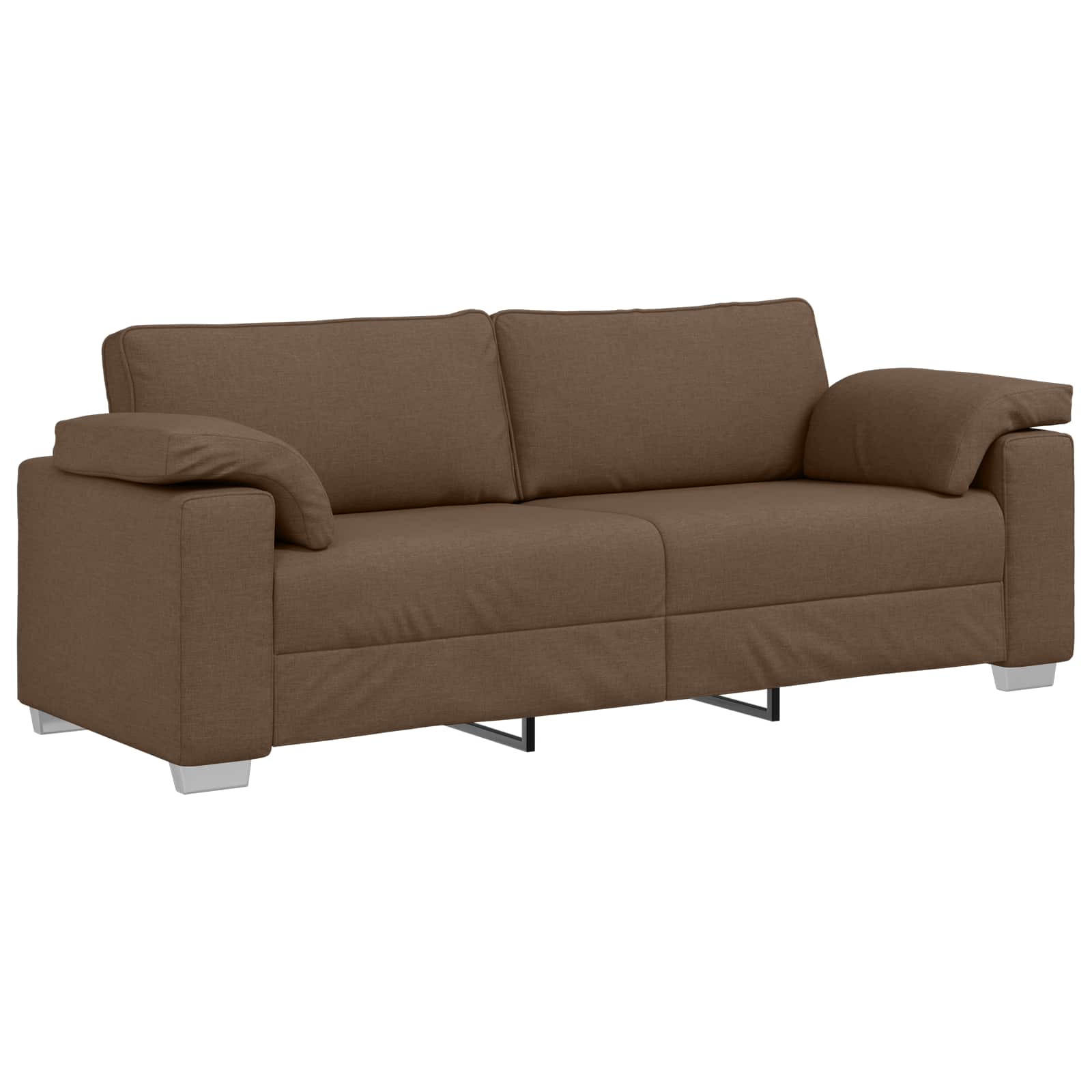 Divano 2 pcs Marrone 219 x 80 x 82 cm Tessuto | homemem39