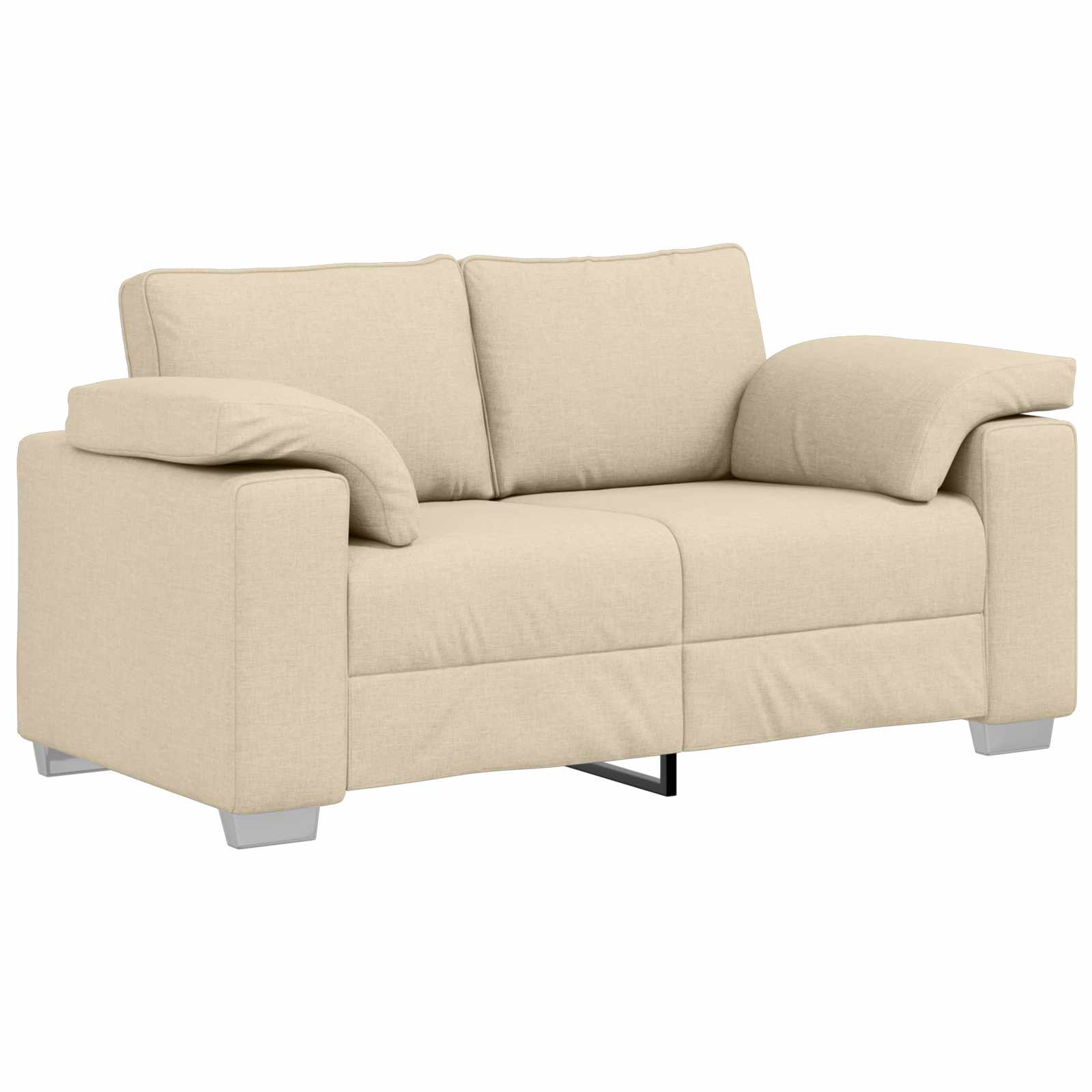 Divano 2 pcs Crema 219 x 80 x 82 cm Tessuto | homemem39