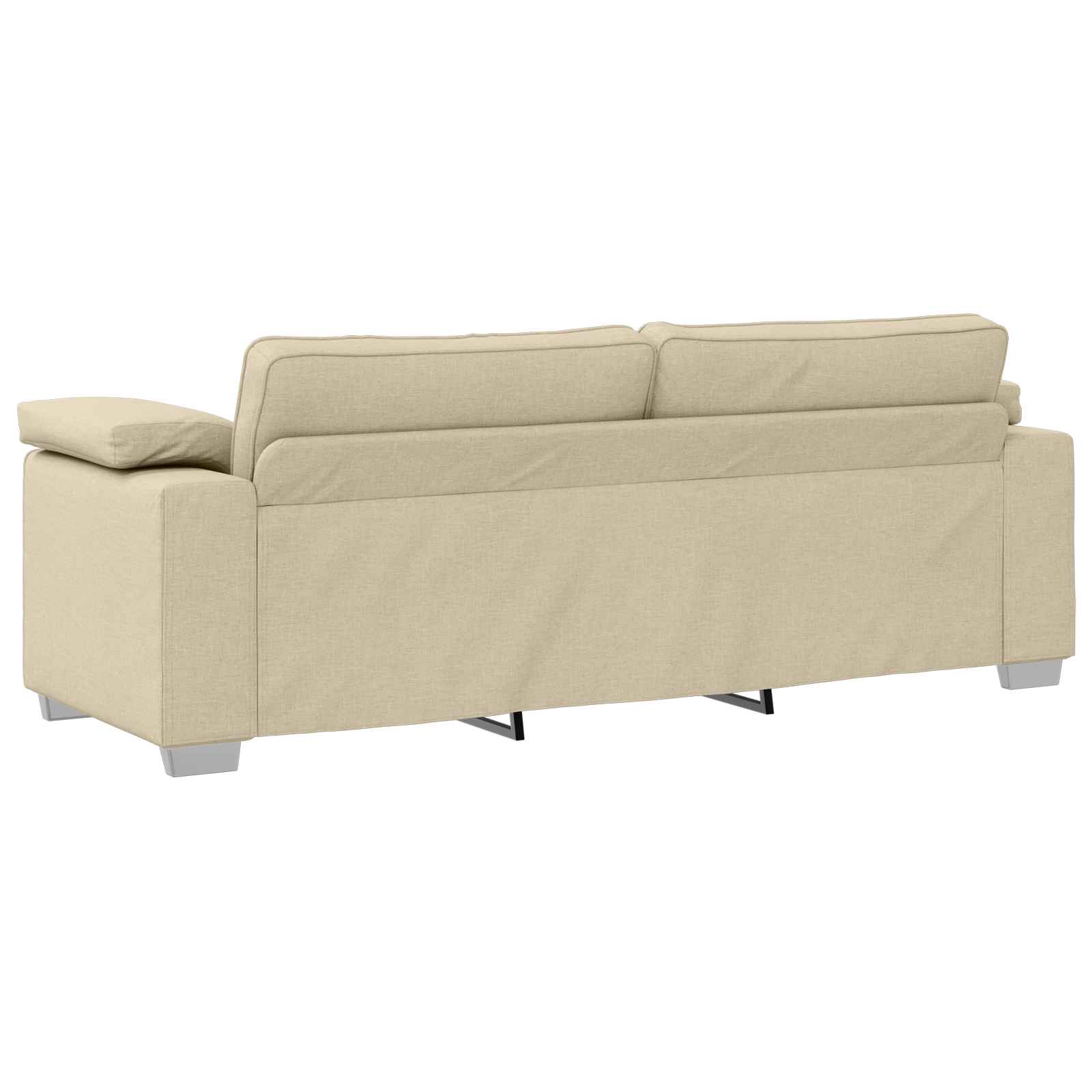 Divano 2 pcs Crema 219 x 80 x 82 cm Tessuto | homemem39