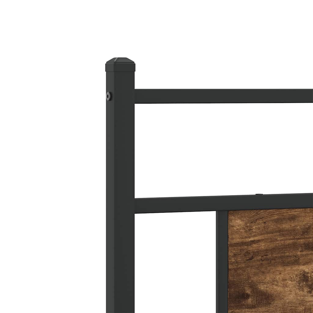 Giroletto senza Materasso Rovere Fumo 80x200 cm in Truciolato