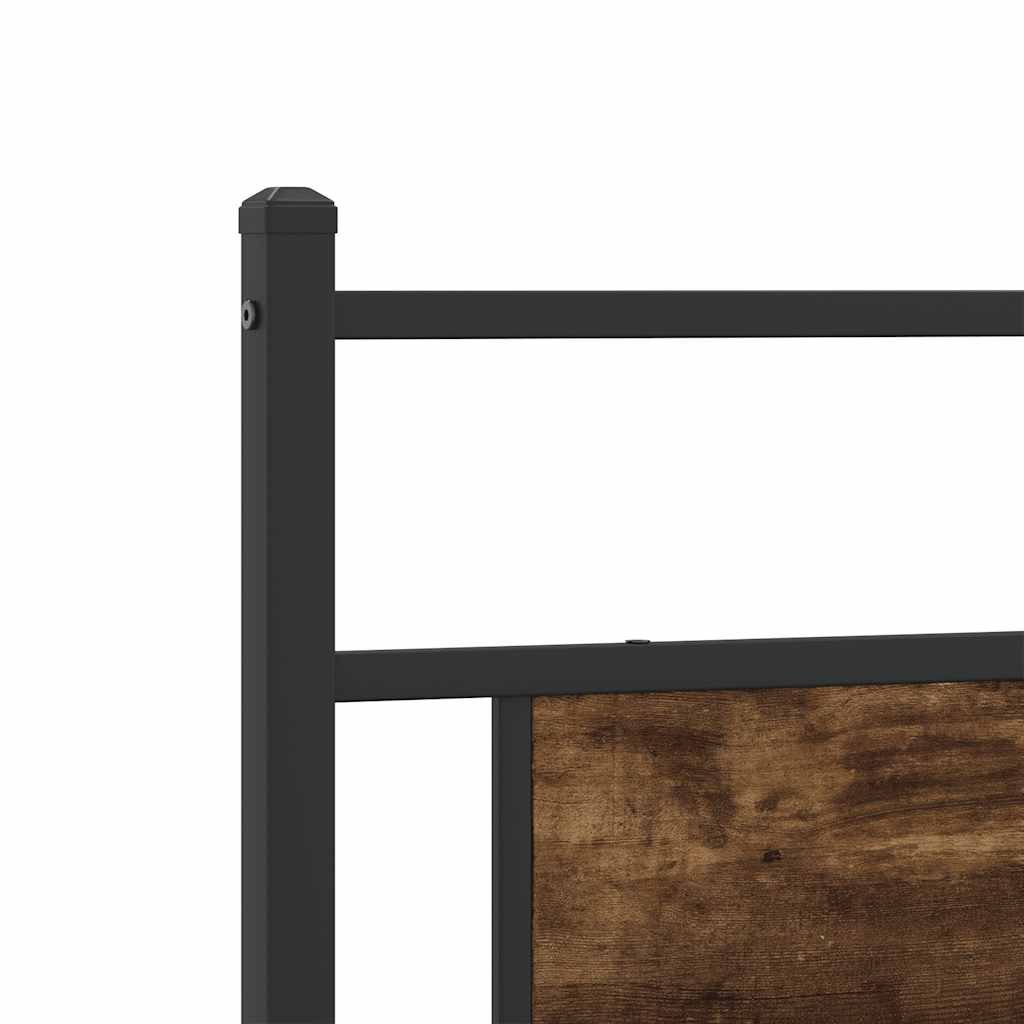 Giroletto senza Materasso Rovere Fumo 100x200 cm in Truciolato