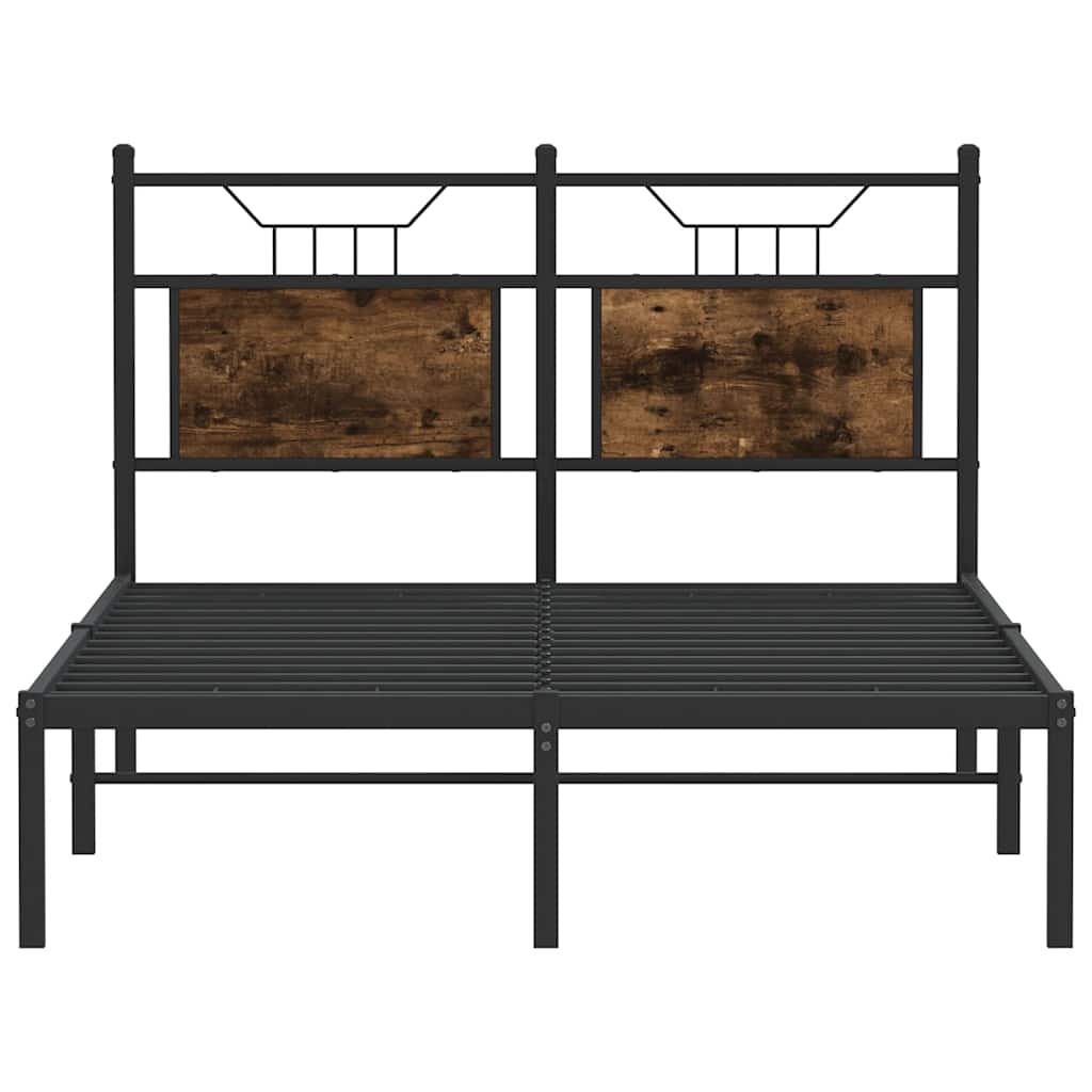 Giroletto senza Materasso Rovere Fumo 120x190 cm in Truciolato