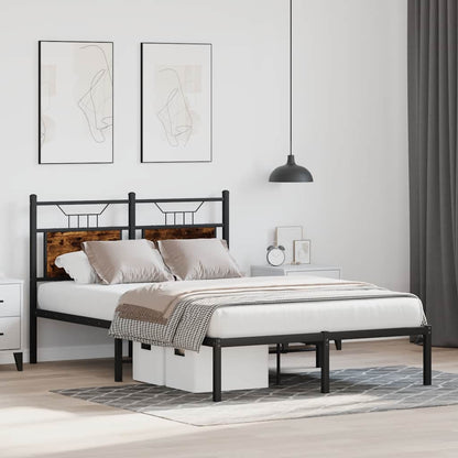 Giroletto senza Materasso Rovere Fumo 120x200 cm in Truciolato